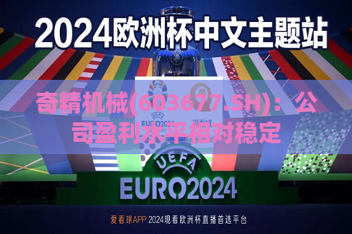 奇精机械(603677.SH)：公司盈利水平相对稳定