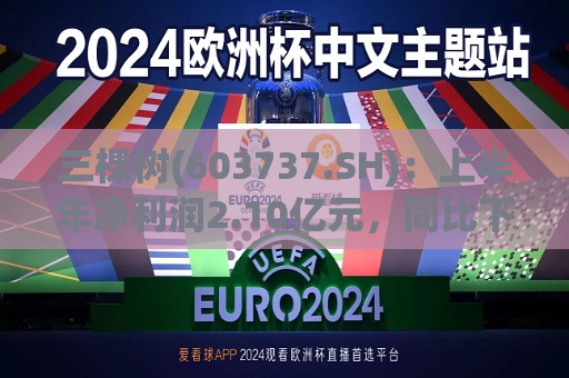 三棵树(603737.SH)：上半年净利润2.10亿元，同比下降32.38%