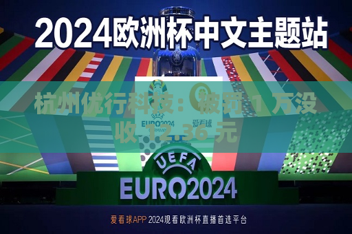 杭州优行科技：被罚 1 万没收 12.36 元