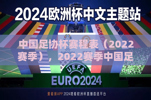 中国足协杯赛程表（2022赛季），2022赛季中国足协杯赛程表