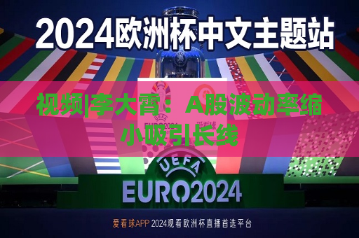 视频|李大霄：A股波动率缩小吸引长线