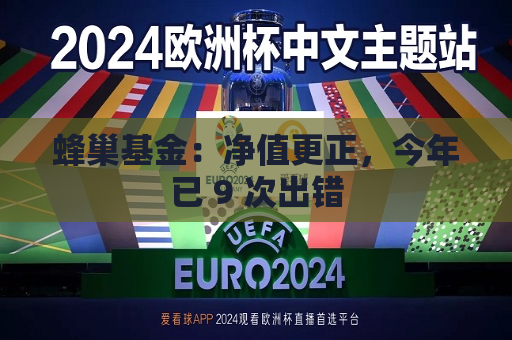 蜂巢基金：净值更正，今年已 9 次出错