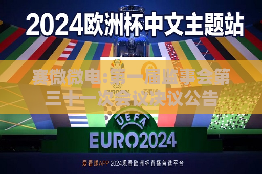 赛微微电:之一届监事会第三十一次会议决议公告