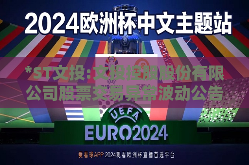 *ST文投:文投控股股份有限公司股票交易异常波动公告