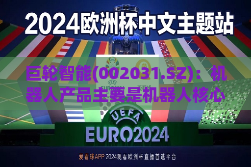 巨轮智能(002031.SZ)：机器人产品主要是机器人核心零部件RV减速器，冷链物流、机器人抛光打磨等自动化集成线