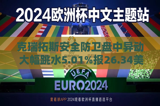 克瑞拓斯安全防卫盘中异动 大幅跳水5.01%报26.34美元