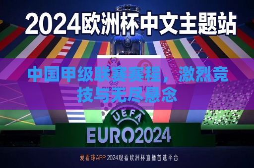 中国甲级联赛赛程，激烈竞技与无尽悬念