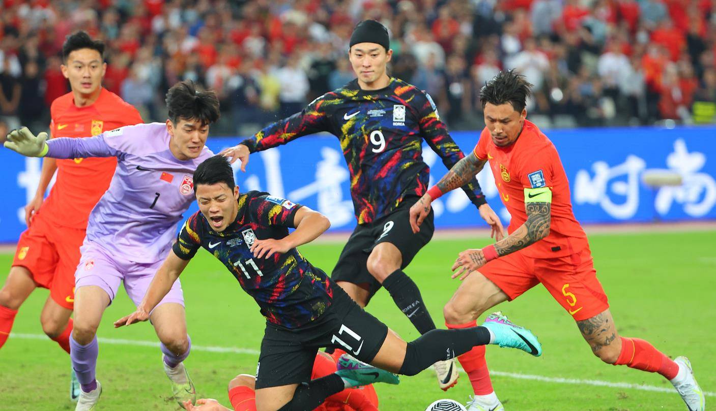 中国对韩国足球1比0(中国对韩国足球1比0谁赢了)
